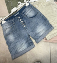 Jeans Short Place Du Jour Lichte Washing