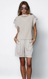 Zindy Blouse Knit Bone