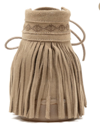 Cha-Label Sneaker Fringe Mushroom