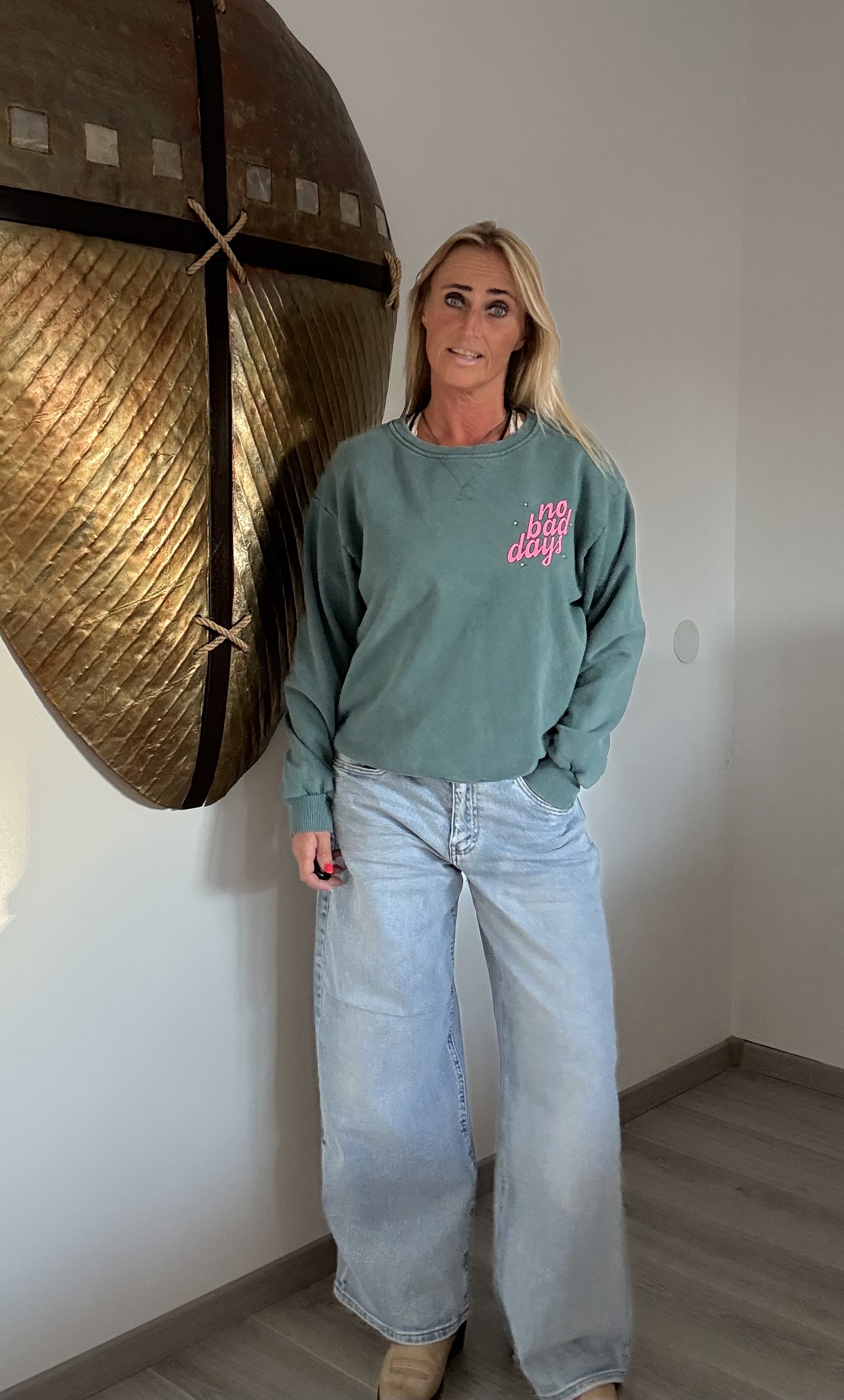 Trui No Bad Days Groen