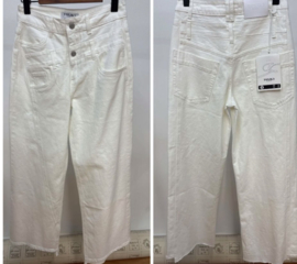 Toxik Jeans Wide Leg Wit