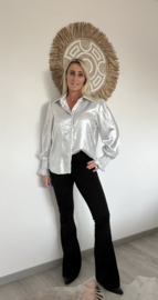 Flared Broek Zwart