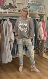 S. Women Baggy Jeans Blauw SW1408
