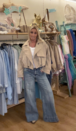 Jeans Straight Leg Blauw