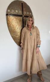 Jurk Joseli Camel