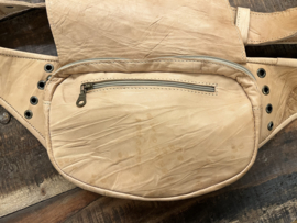 Heup/Crossover Tas Miguel Licht Cognac Leer