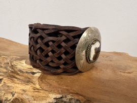 Bohemian Leather Belt Donker Bruin Medium 3