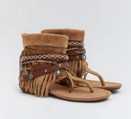 Bohemian Sandalen Eivissa Camel
