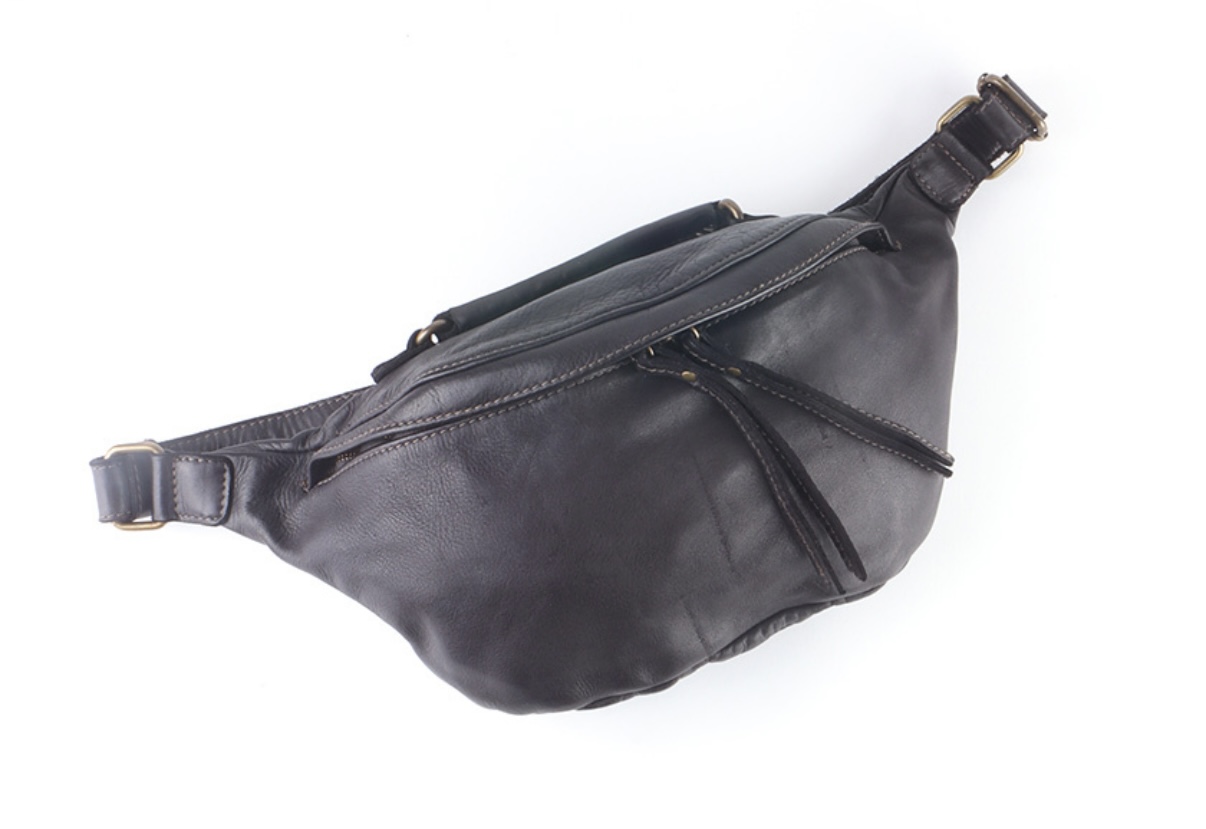 Crossover Tas Zwart Leer