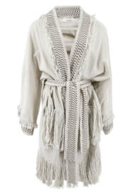 Kimono Fringe Esthetica Ecru