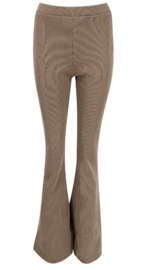 Meghan Rib Broek Washed Beige