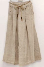 Linnen Rok Bo Beige