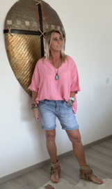 Jeans Short Blauw Karostar