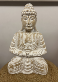 Buddha White Wash Wit XL
