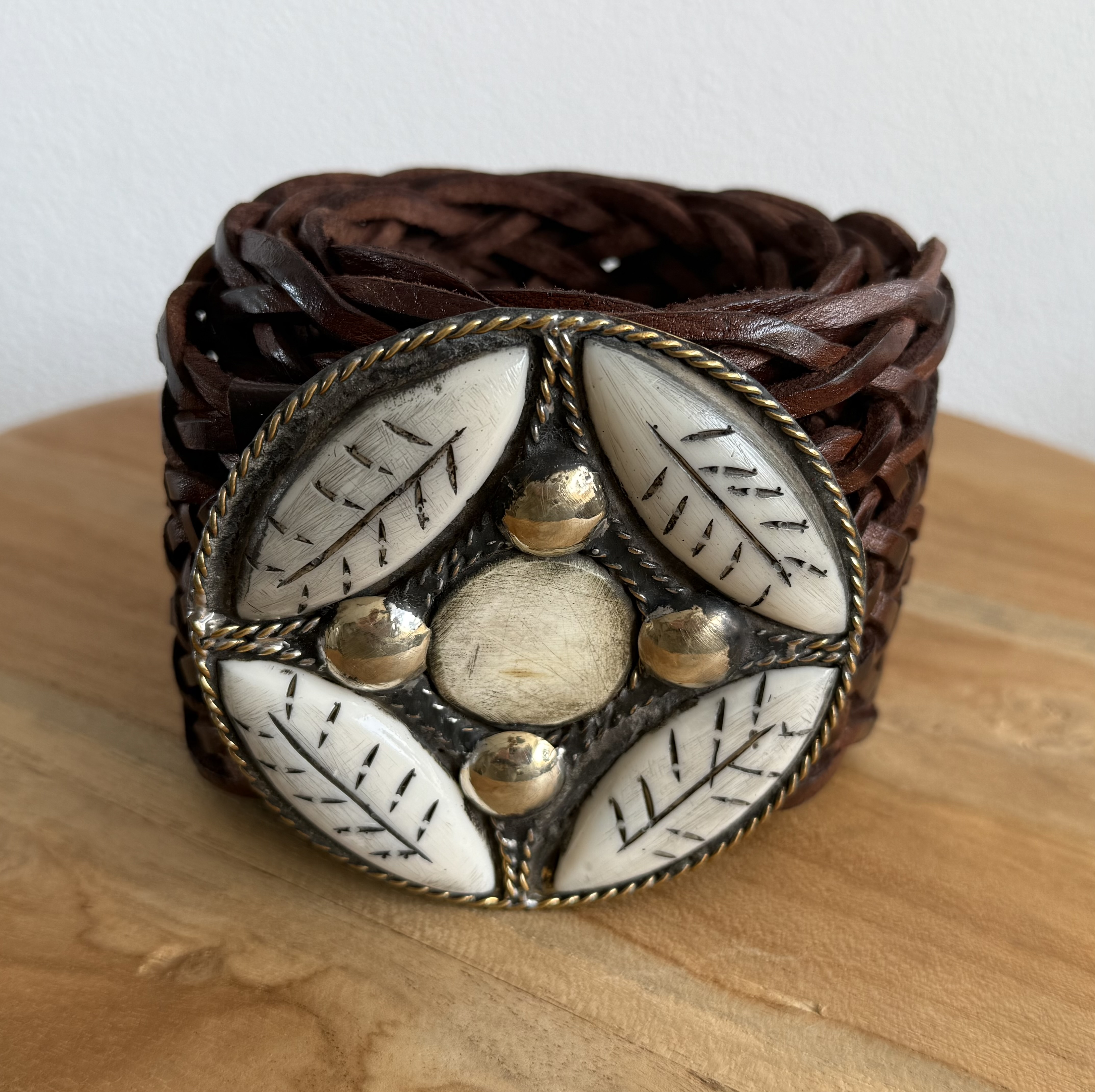 Bohemian Leather Belt Bruin Breed