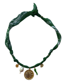 Ketting Medaille Soleil Groen