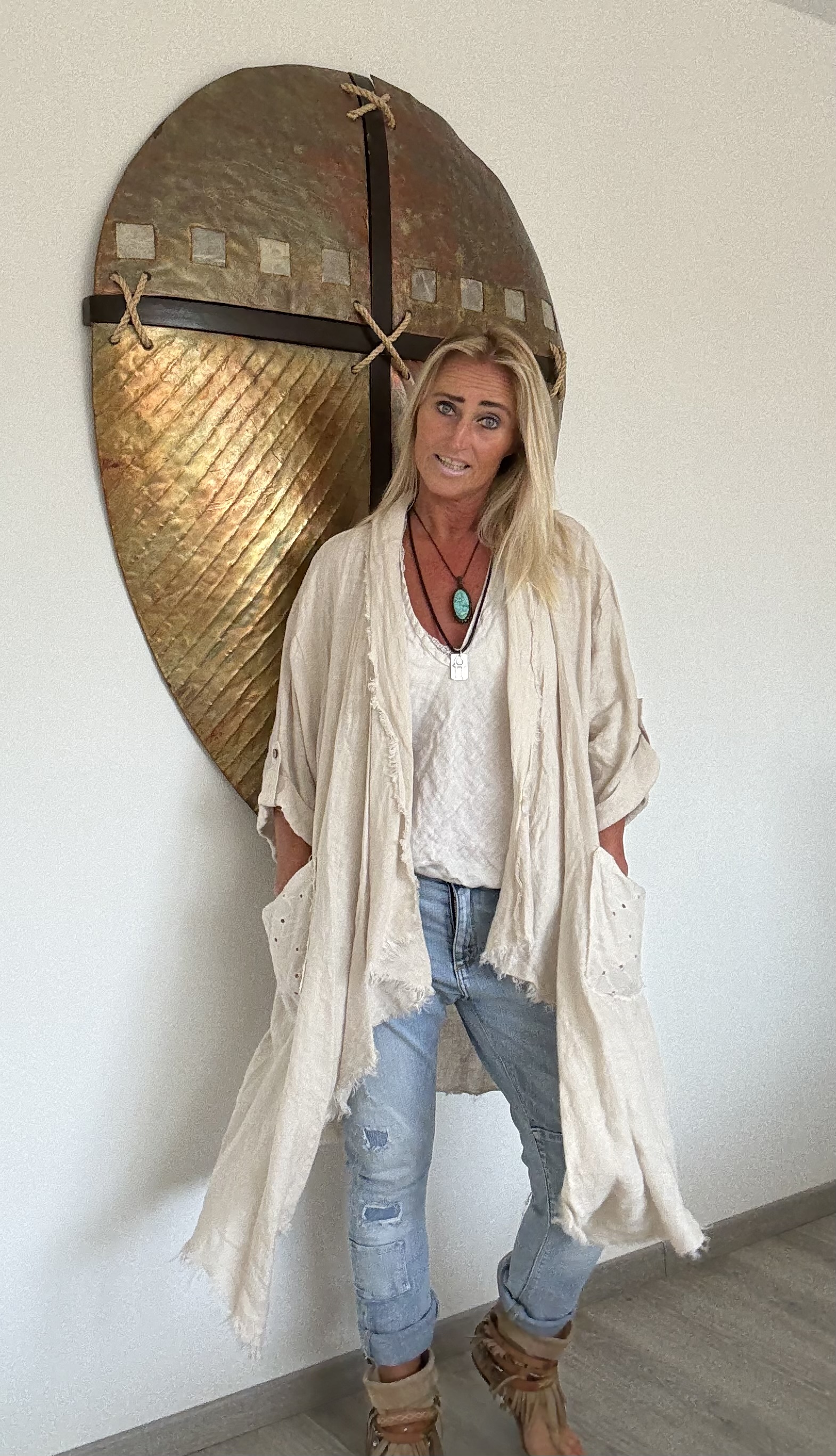 Linnen Lino Jas Beige