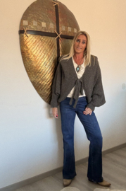 Vest Gebreid Luna Taupe