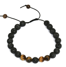 Armband Tiger-Eye Zwart