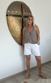 Short Broiderie Wit