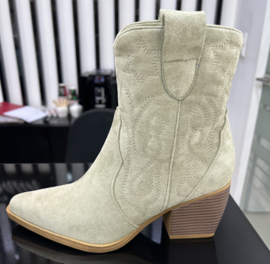 Halfhoge Boots Olive Groen