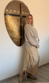 Baggy Broekrok Camel