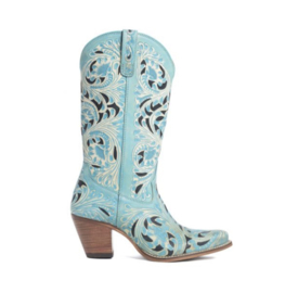 Kaiso Western Boots Turquoise