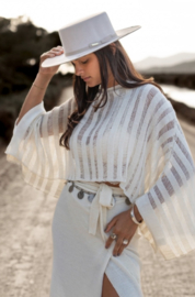 Laura Knitted Top Off White