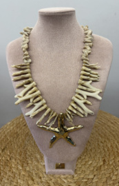 Ketting Star Crème