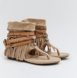 Bohemian Sandalen Eivissa Beige