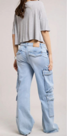 Toxik Cargo Jeans Licht Blauw