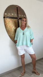 Short Broiderie Wit