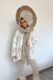 Sjaal Taupe