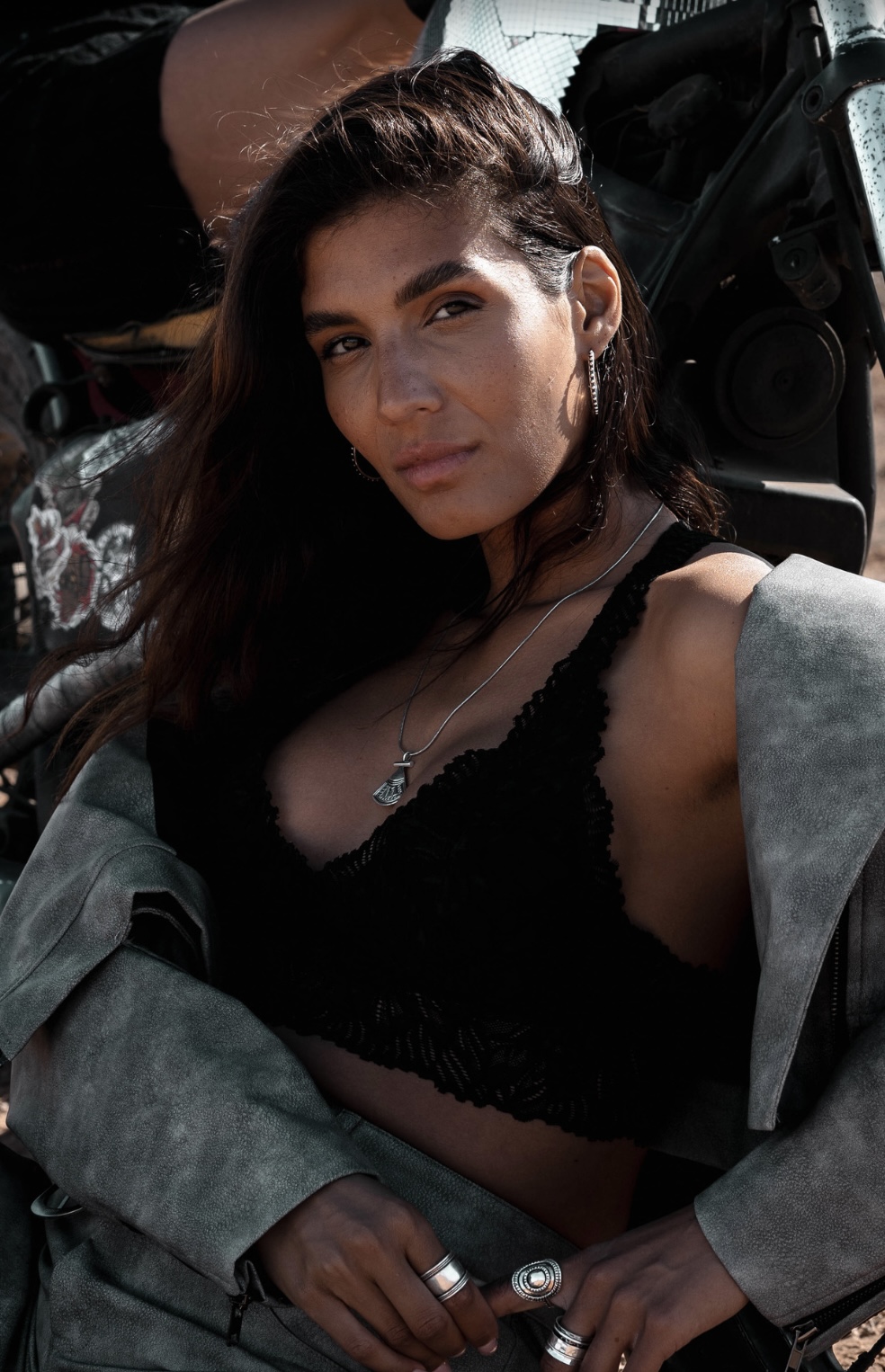 Lina Bralette Zwart