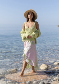 Boho Rok Happy Summer Mixed Lime Green