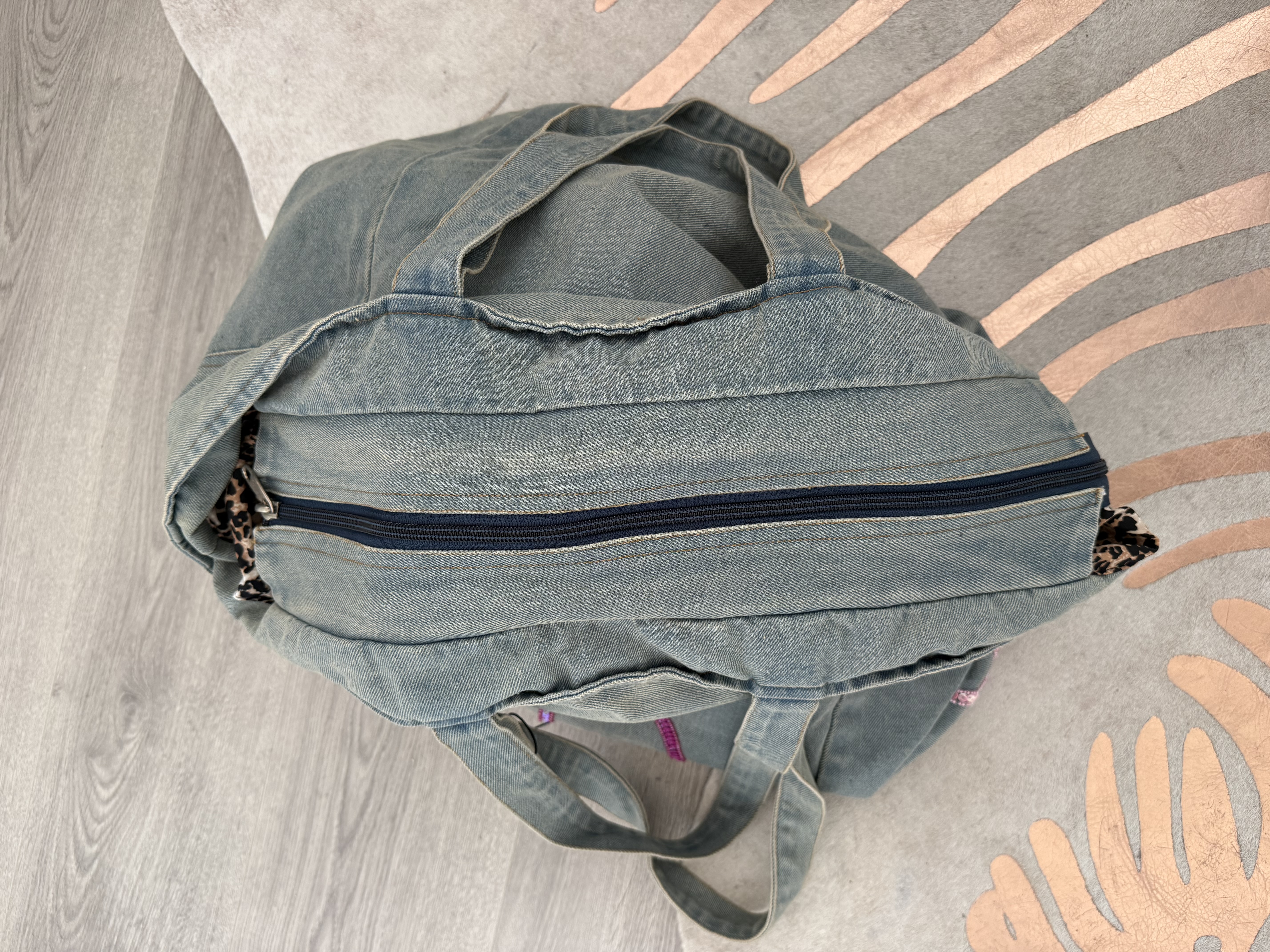 Denim Peace Shoppertas