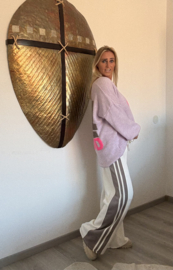 Broek Stripe Wit