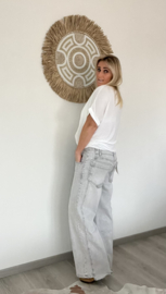Toxik Jeans Wide Leg Grijs
