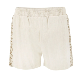 Korte Broek Nina Scorvo Ecru