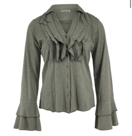 T-shirt/Blouse Eularia Army Groen