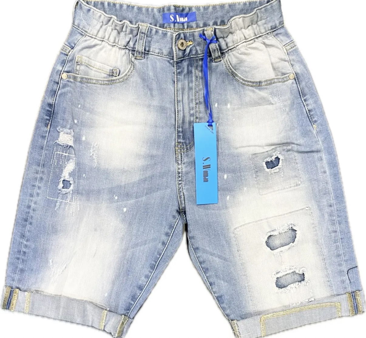 S. Women Jeans Short Licht Blauw SW1211