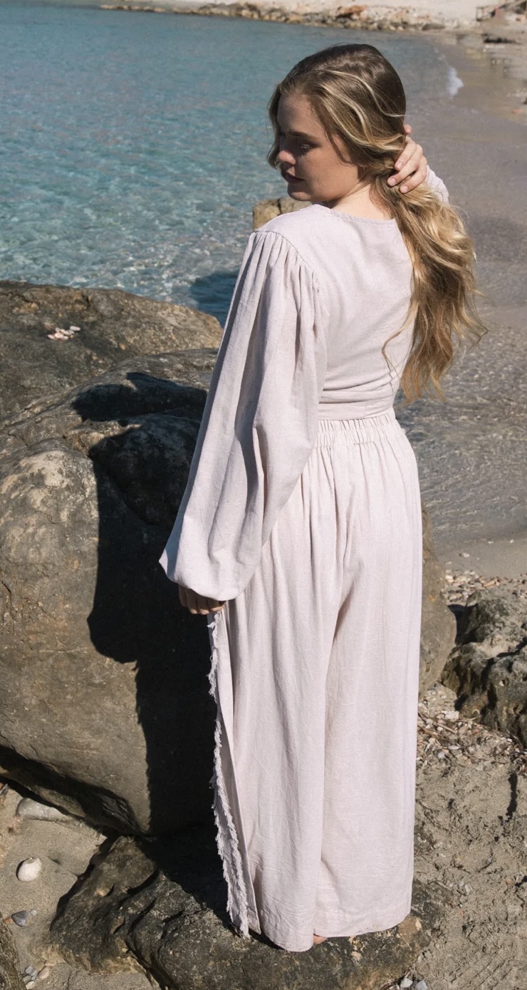 Boho Set Fringe Beige