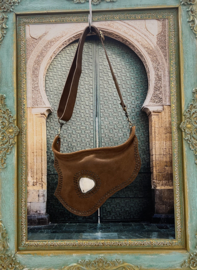 Crossbody Tas San Juan Bruin Leer