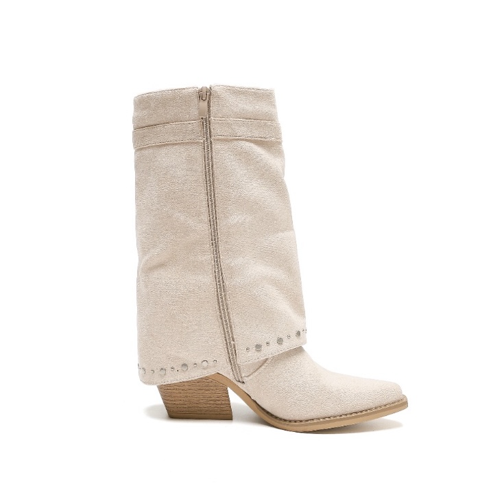 Western Kaplaarzen Beige