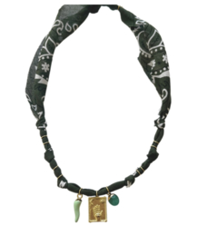 Ketting Tarot Donker Groen