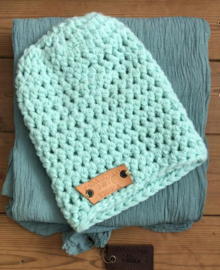 Vagabundo Es Vedra Winter Beanie Turquoise