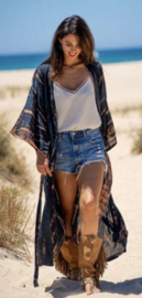 Kimono Hamsa Blue