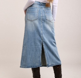 Toxik Jeans Double Waist Rok Blauw
