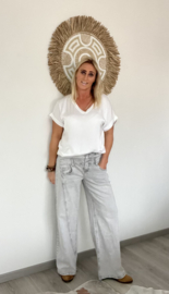 Toxik Jeans Wide Leg Grijs