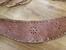 Boho Handmade Riem Cognac Leer